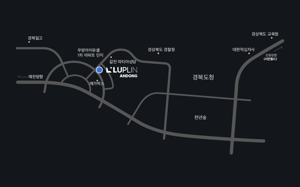 Luplin Andong Map